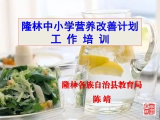 隆林县中小学生学籍信息采集暨营养改善计划培训课件