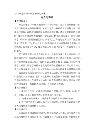 老人与海鸥设计