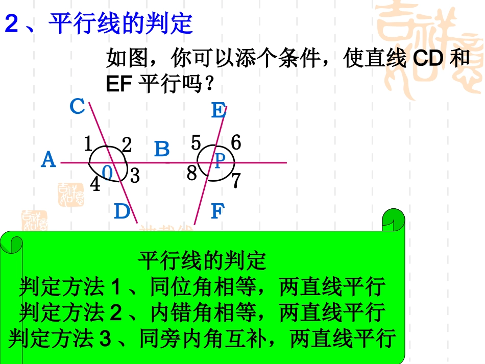 平行线的判定（2）_第3页