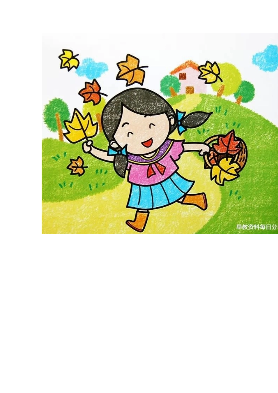 幅精选儿童蜡笔范画_第3页