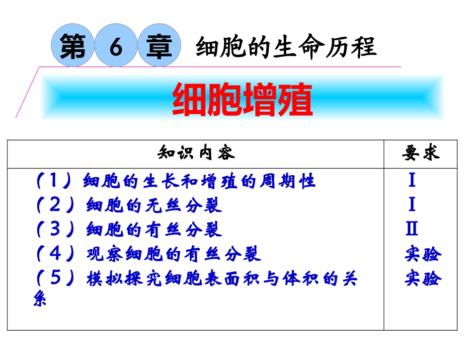 细胞增殖(复习)_第1页