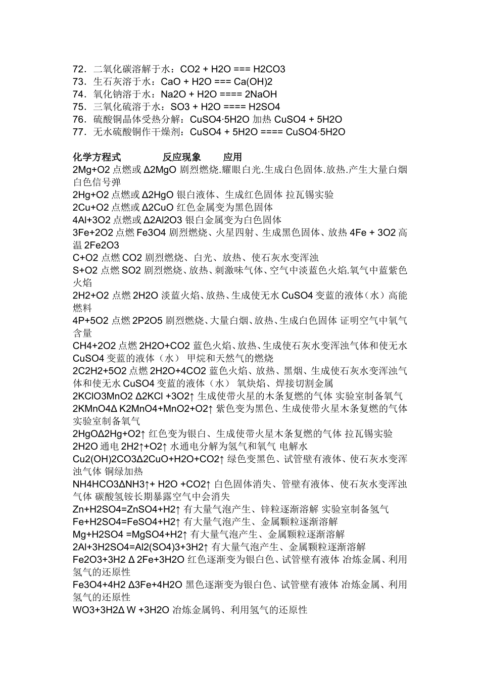 高中化学方程式总结1_第3页