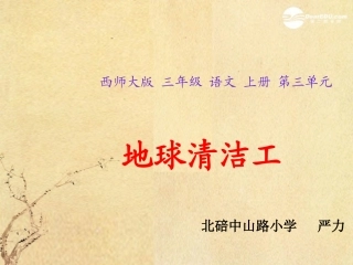 严力_地球清洁工