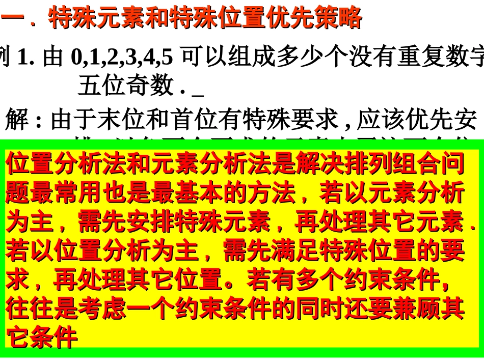 （课件）解排列组合问题的十七种常用策略_第2页