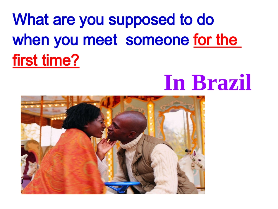 新人教版九年级英语Unit_10_You’re_supposed_to_shake_hands(第1课时)课件_第3页