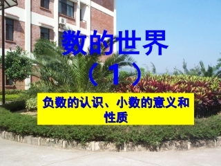 复习正负数及小数的意义和性质