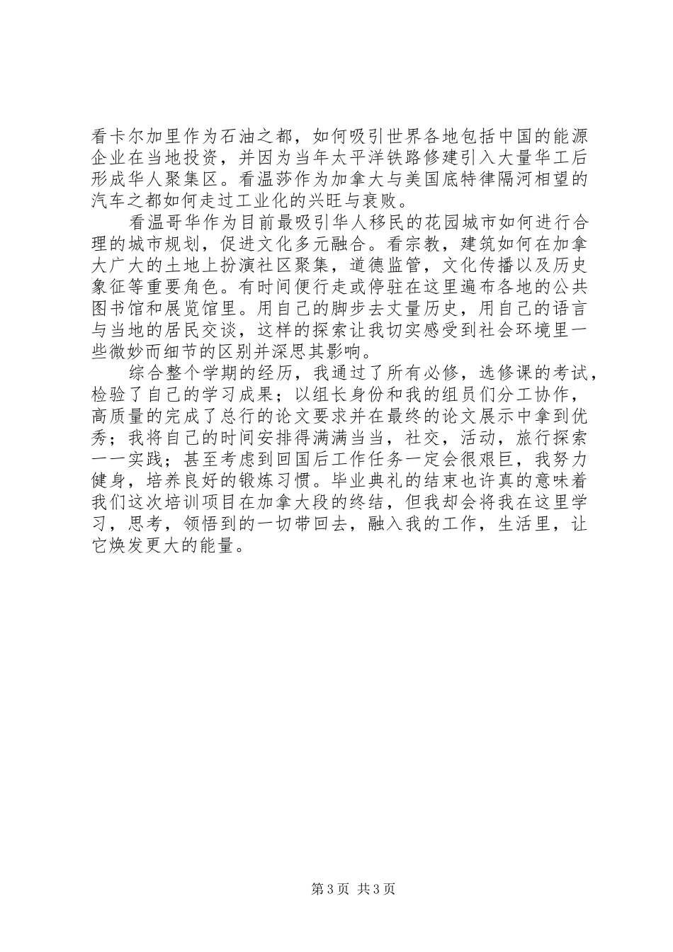 工行国际化人才培训体会_第3页