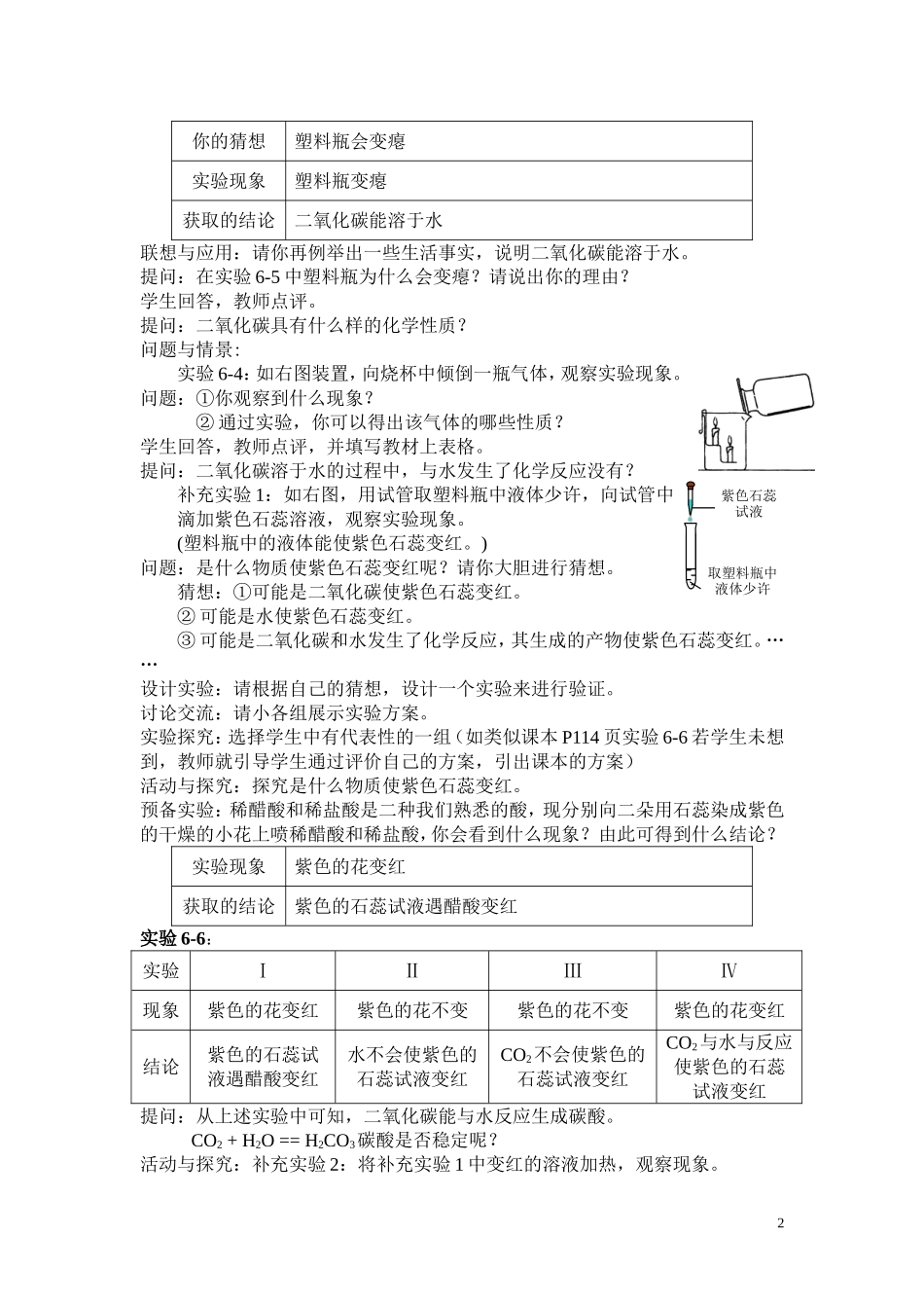 课题3二氧化碳和一氧化碳_第2页