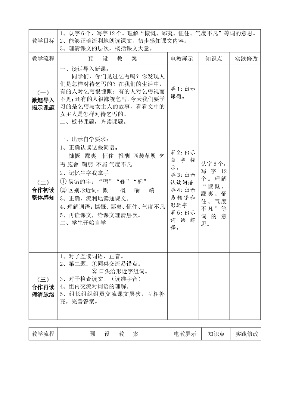 《为了他的尊严》教学设计_第2页