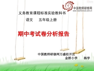 试卷分析（打磨后）杨学