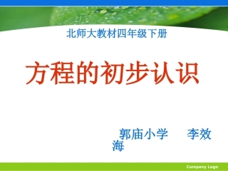 方程的认识16(1)