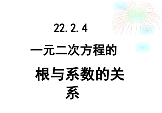 根与系数的关系1