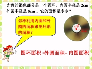 光盘中圆环的面积_圆的面积2
