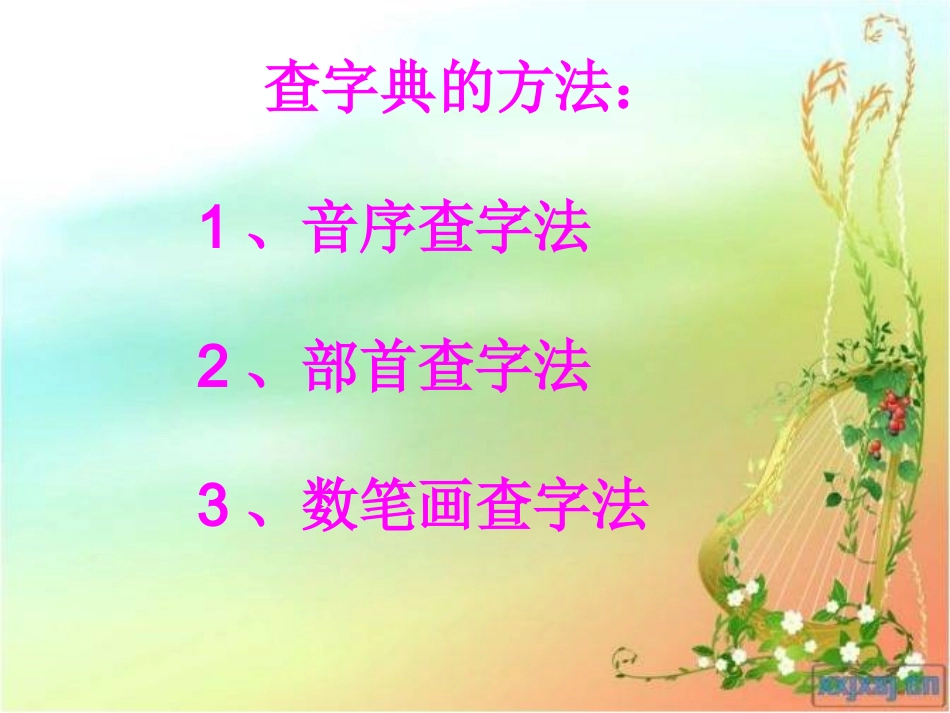 《查字典》复习课PPT_第2页