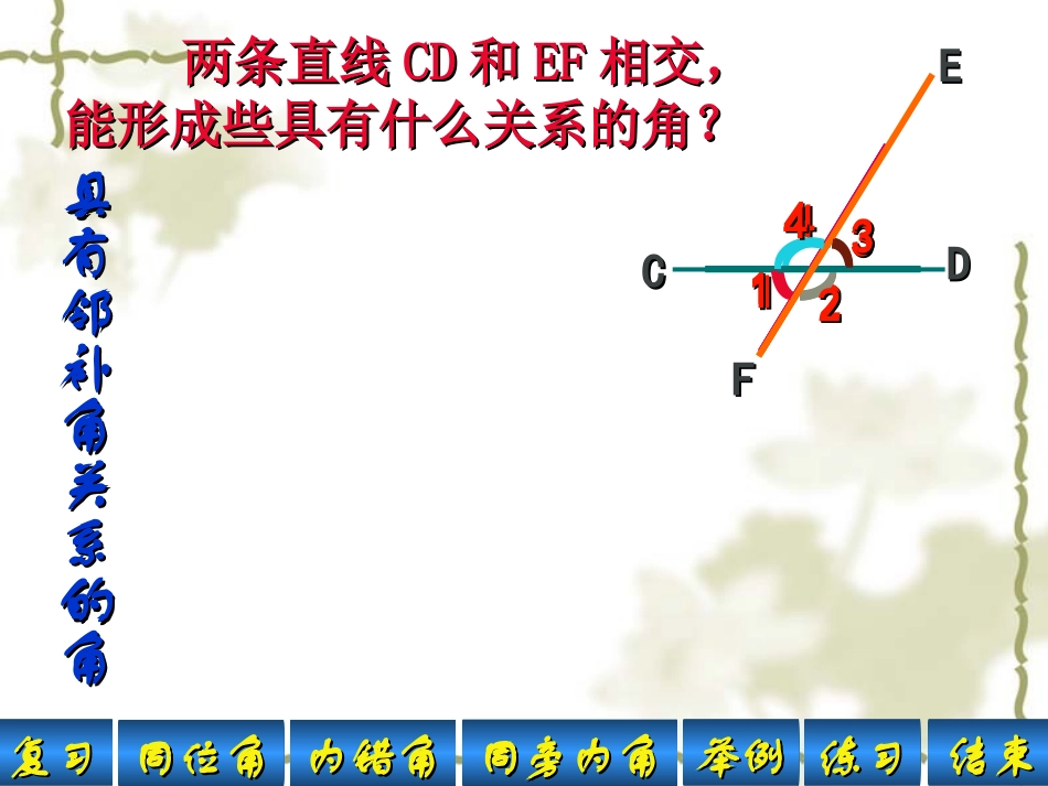 《513同位角、内错角、同旁内角》课件（七年级）_第3页