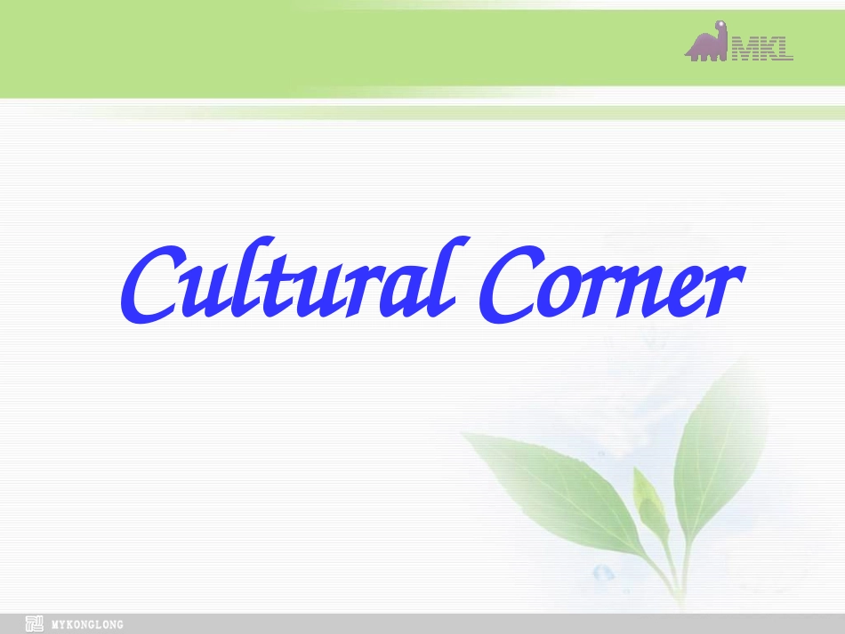 高中英语Module5culturalcorner课件外研版必修1_第2页