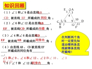 平行线的判定 (2)