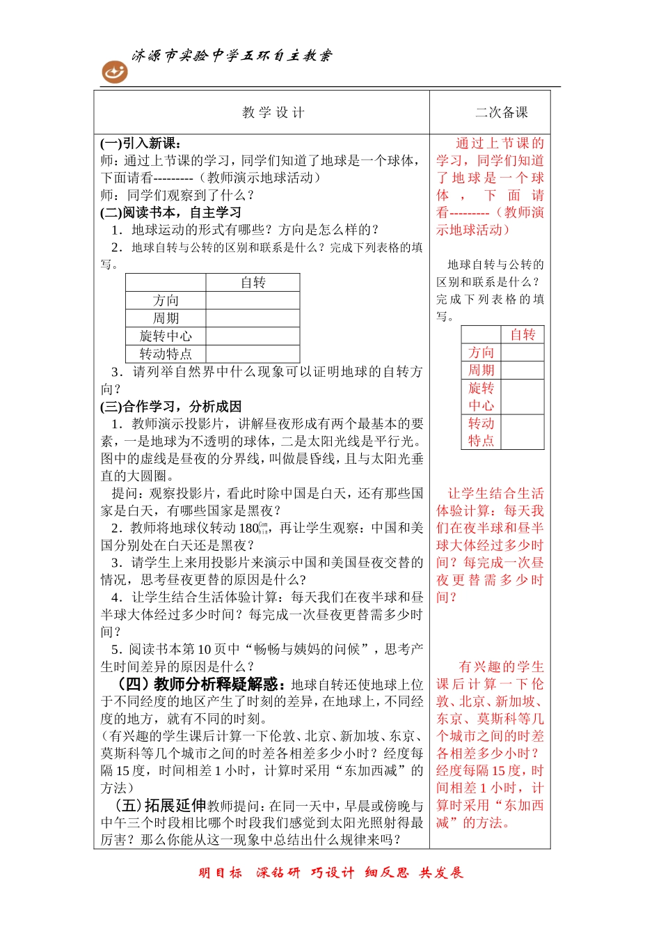 地球的运动--自转_第2页