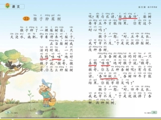 二《猴子种果树》