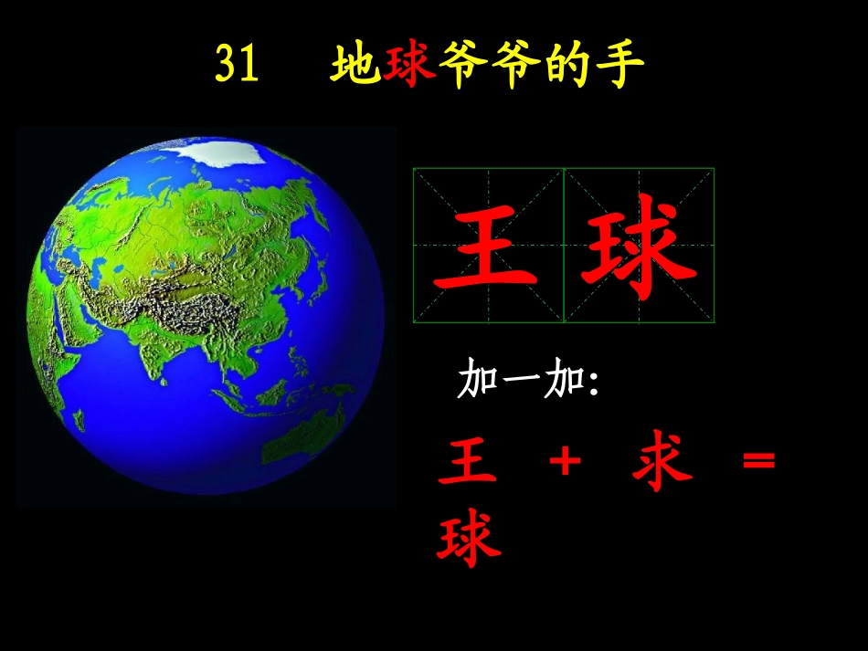 一年级语文下册_地球爷爷的手_课件_第3页