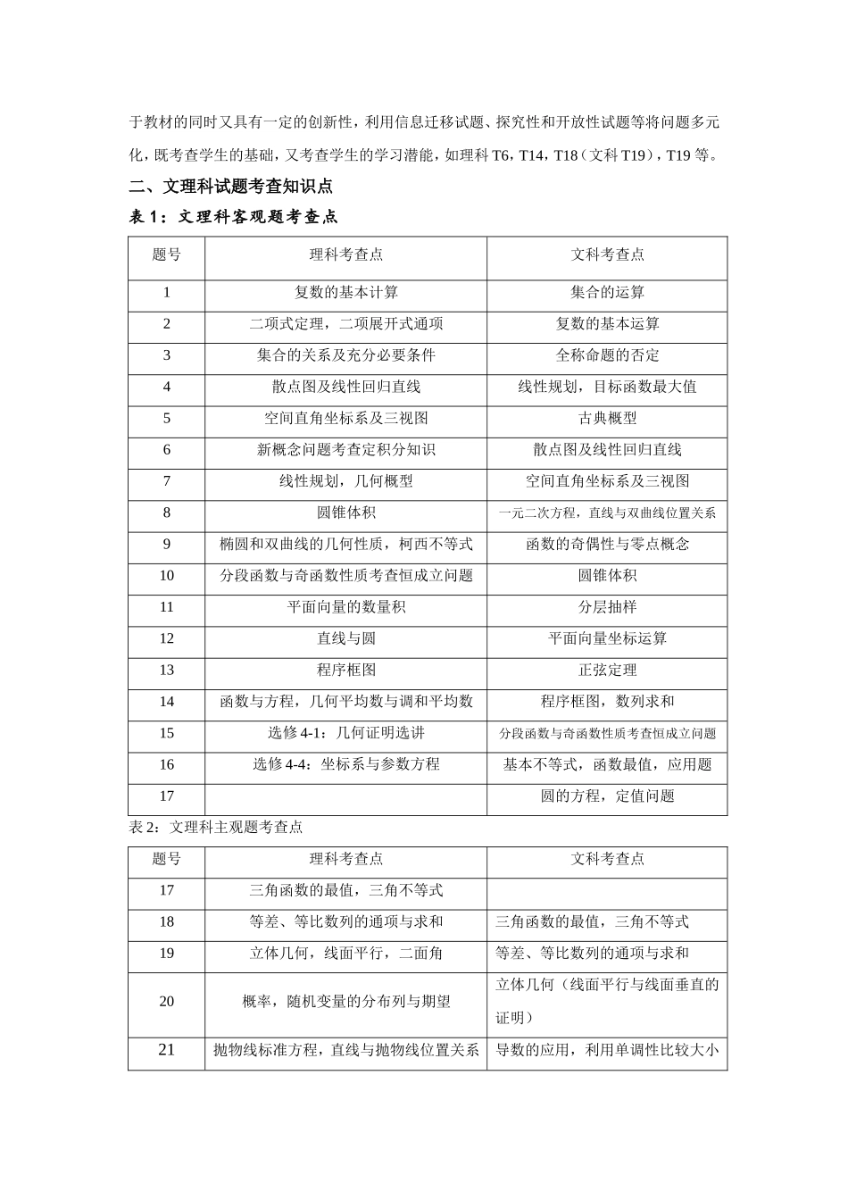 2014年湖北高考数学试题评析_第2页