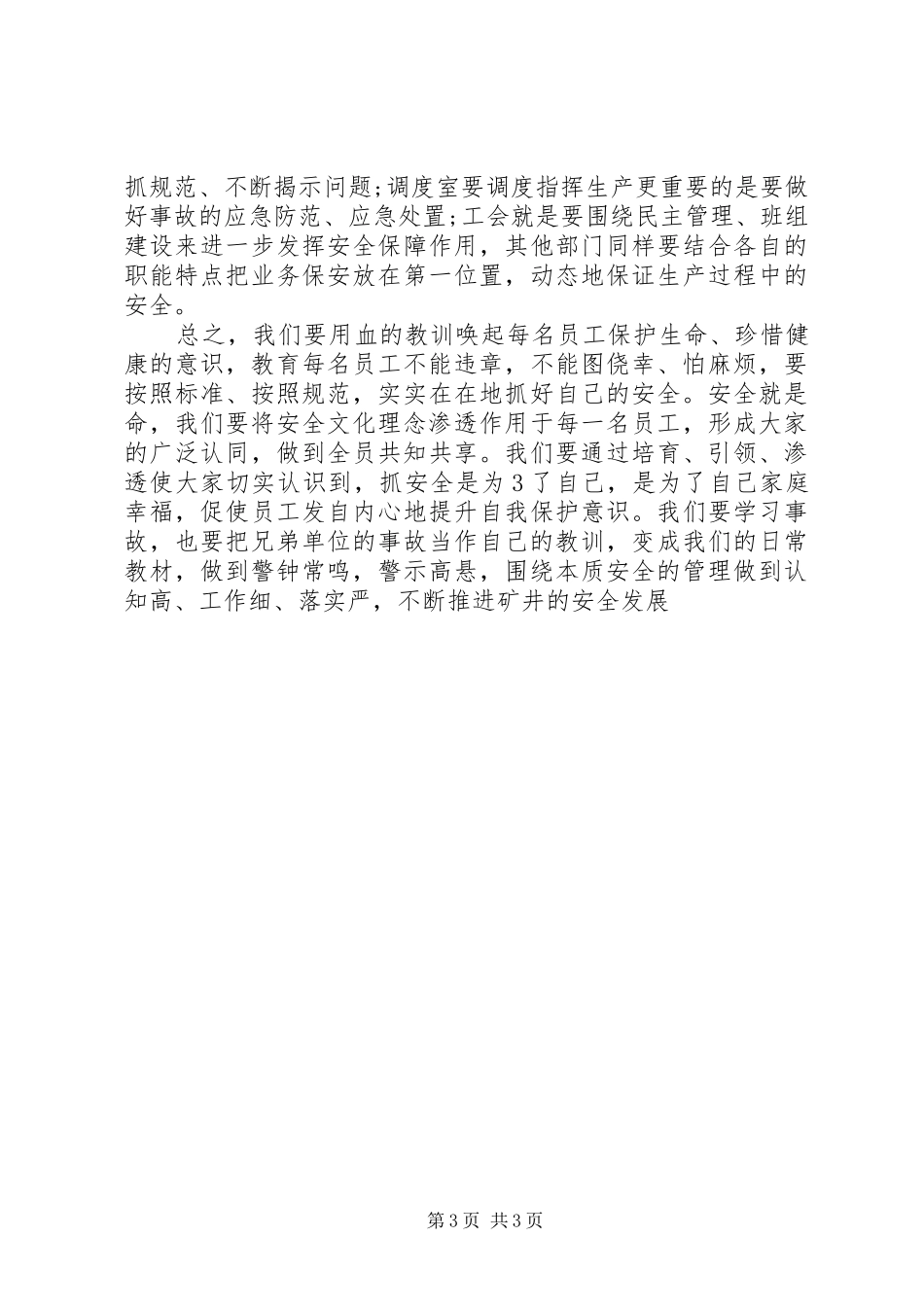 观看6.5辽宁本溪炸药爆炸事故警示片心得体会_第3页