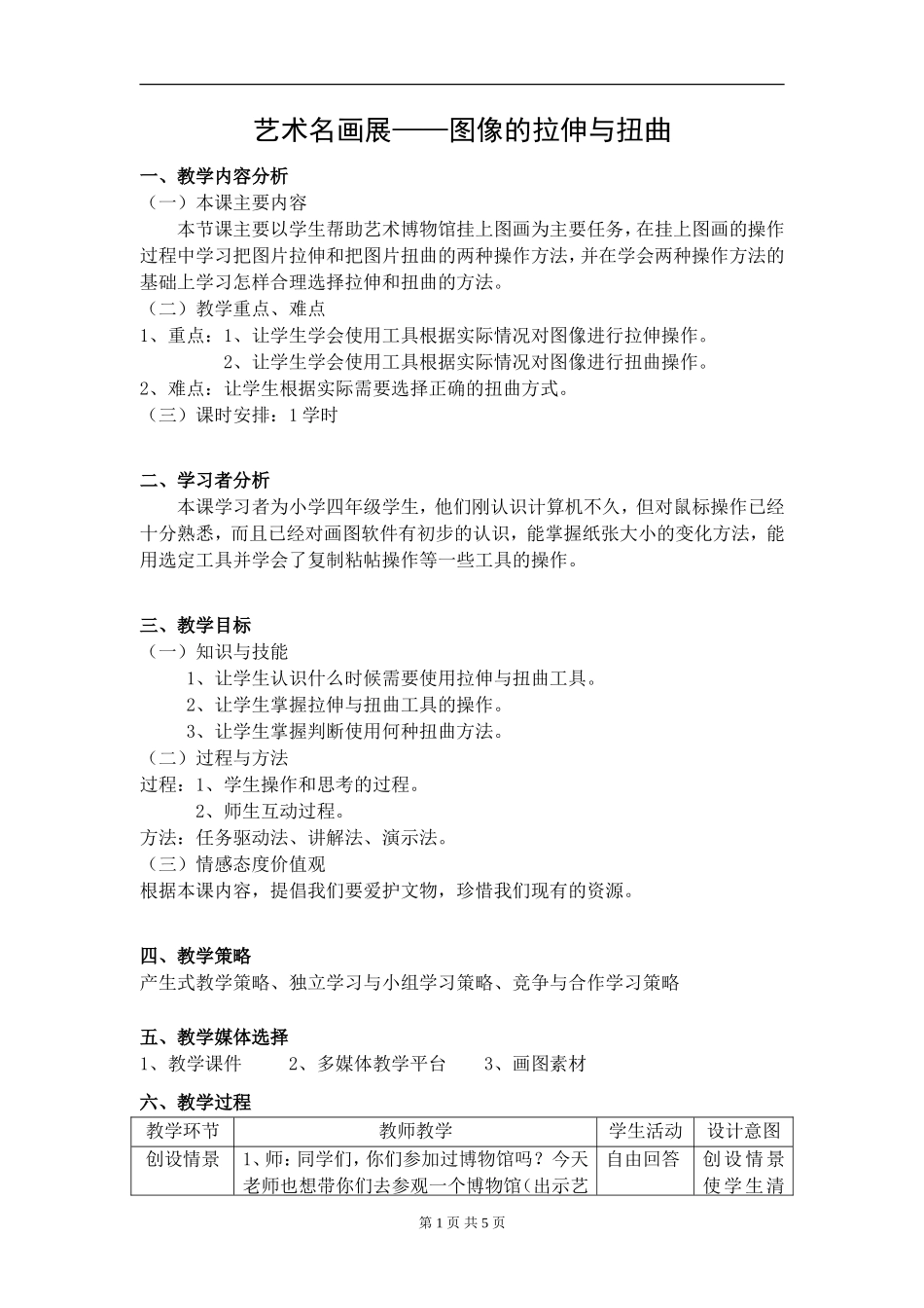 艺术名画展——图像的拉伸与扭曲_第1页