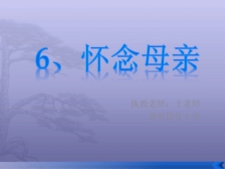怀念母亲___通用(已改免费)
