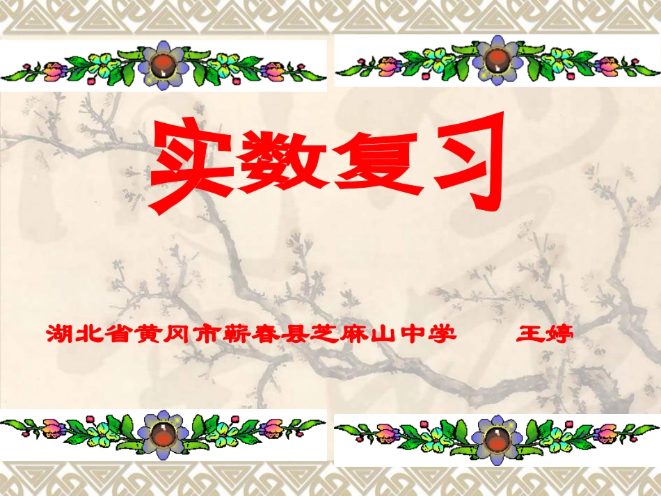 实数复习教学版1_第1页