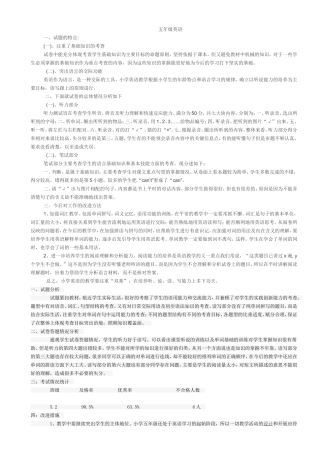 期中试题分析