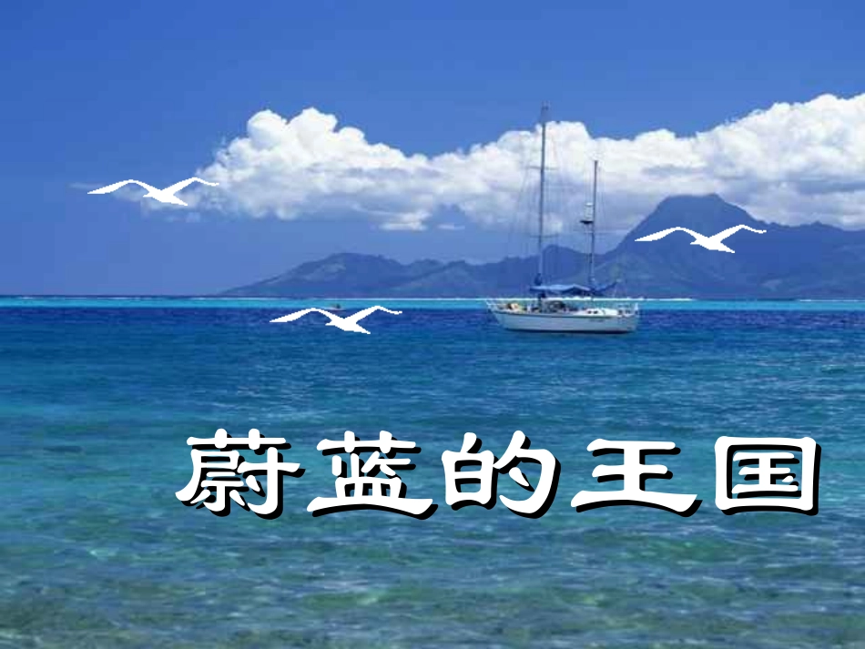 《蔚蓝的王国》课件0_第2页
