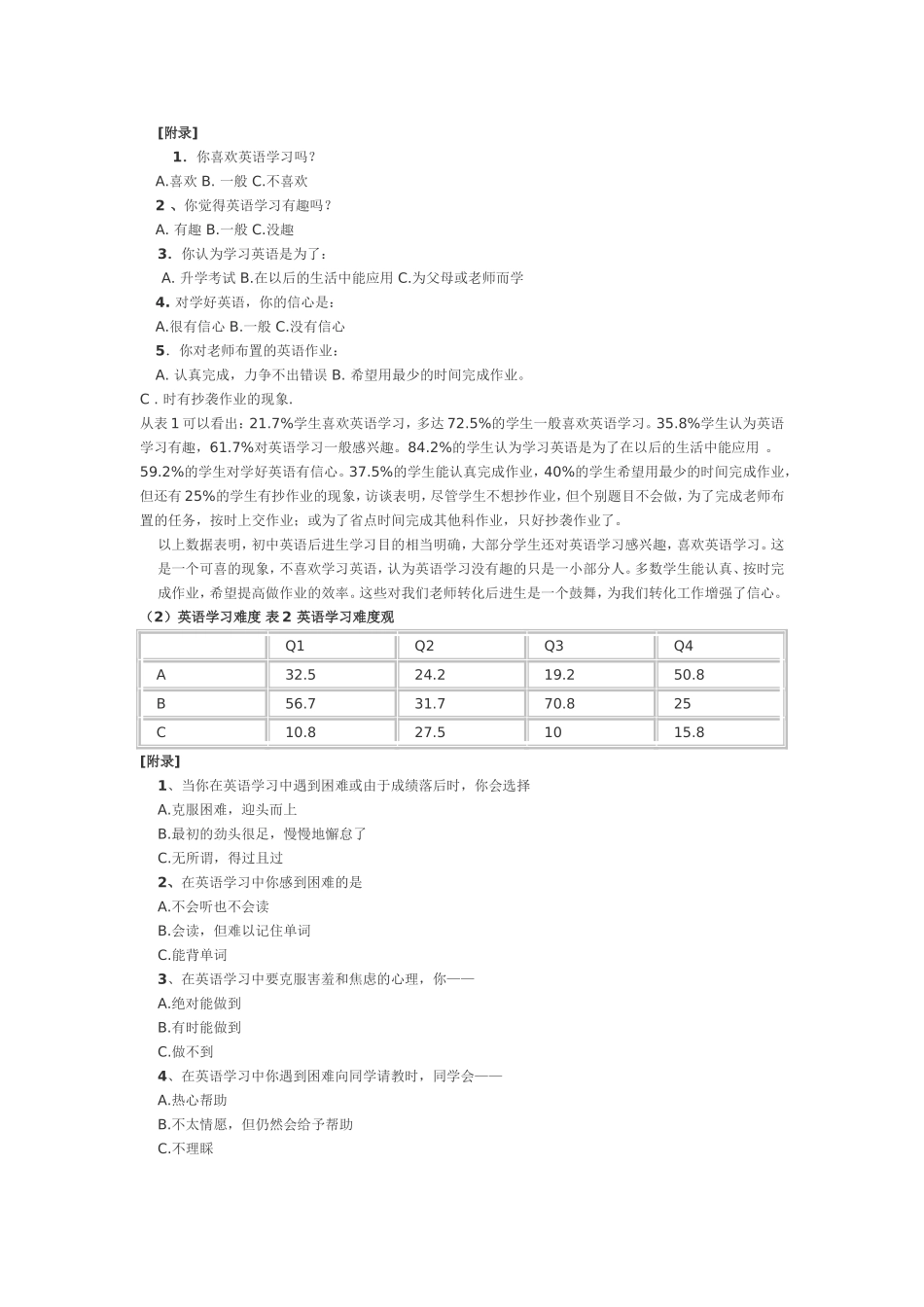 后进生学习观念的调查_第2页