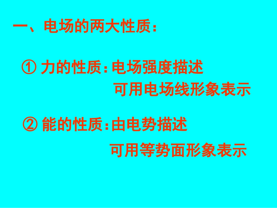 电势差与电场强度的关系新人教版_第2页