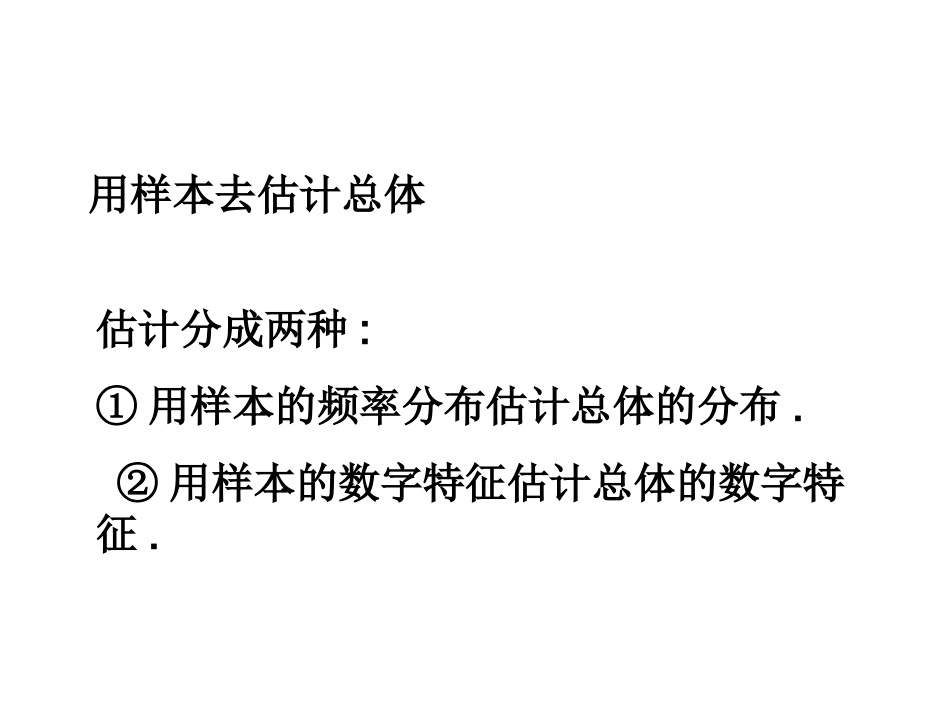高一数学用样本的频率分布估计总体分布2_第2页