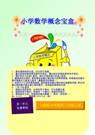 小学数学概念宝盒