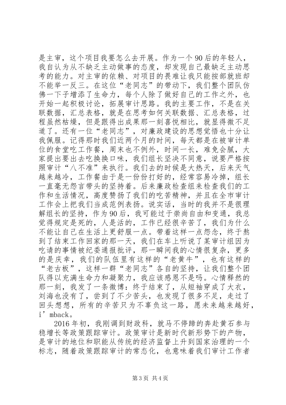 审计工作个人感悟_第3页
