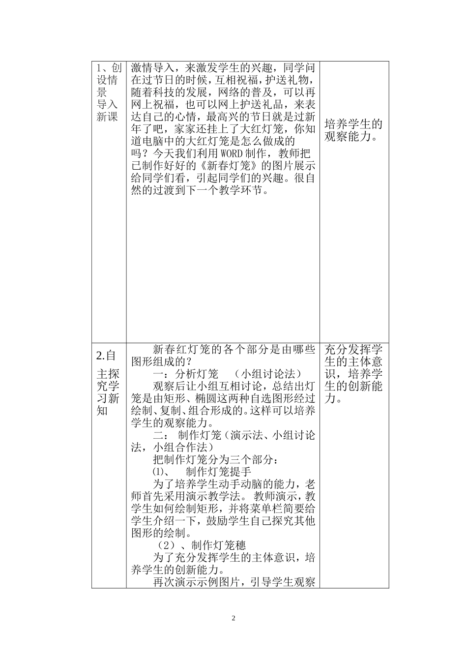 制作新春灯笼教学设计_第2页