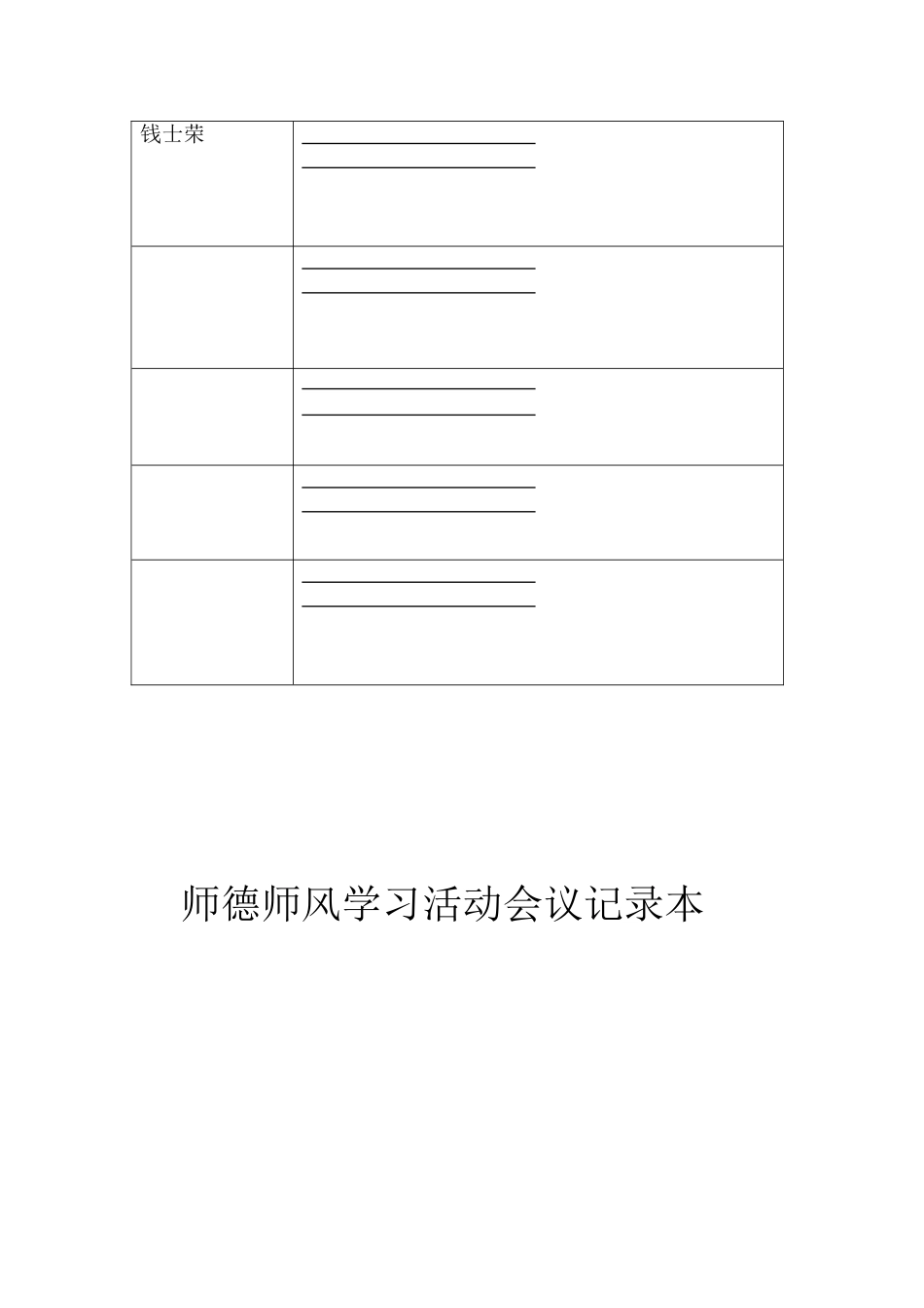 师德师风学习活动会议记录_第3页