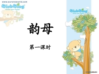 拼音复习三(复韵母学完后的复习)[1]