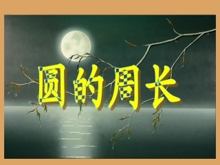 《圆的周长》参考课件