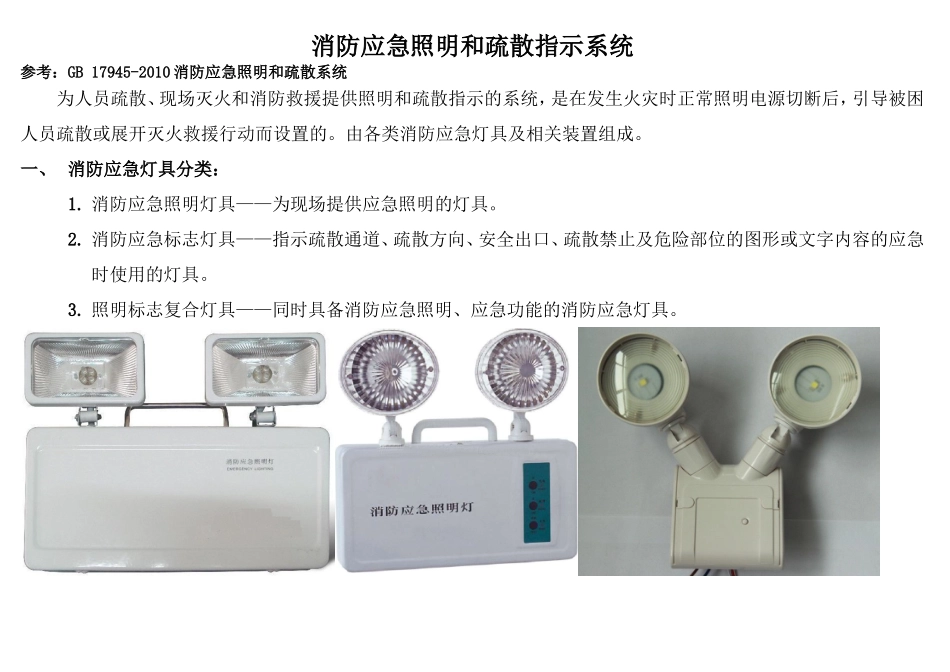 智能消防应急照明及应急疏散指示系统_第1页