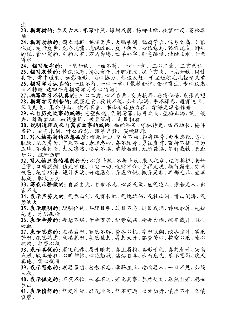 小学生作文常用好词好句(2)_第2页