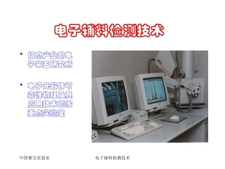 电子辅料检测技术