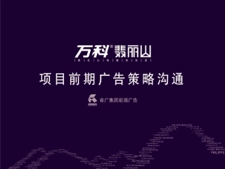 DCYX省广-万科翡丽山推广方案.