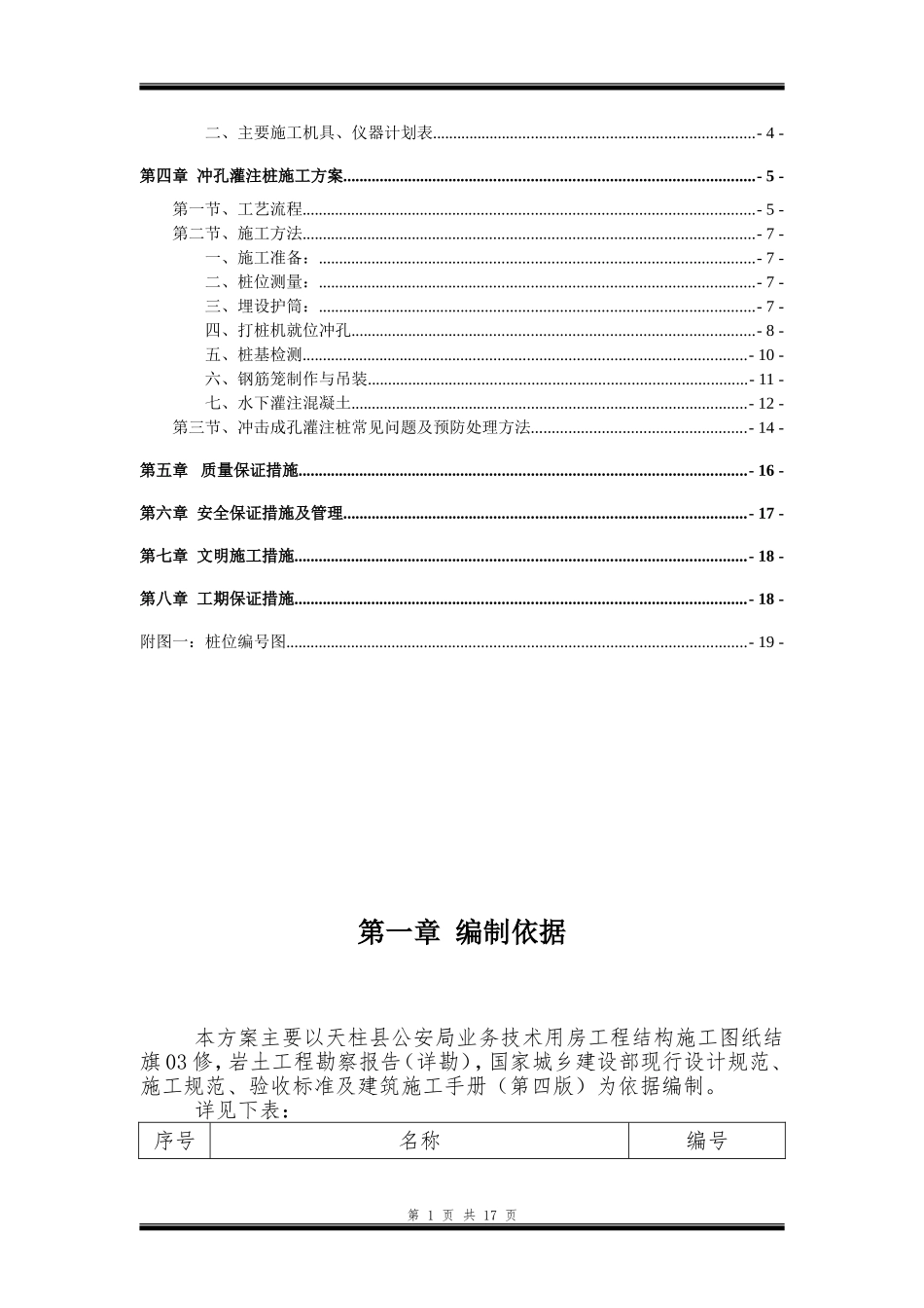完成冲孔灌注桩施工方案_第2页
