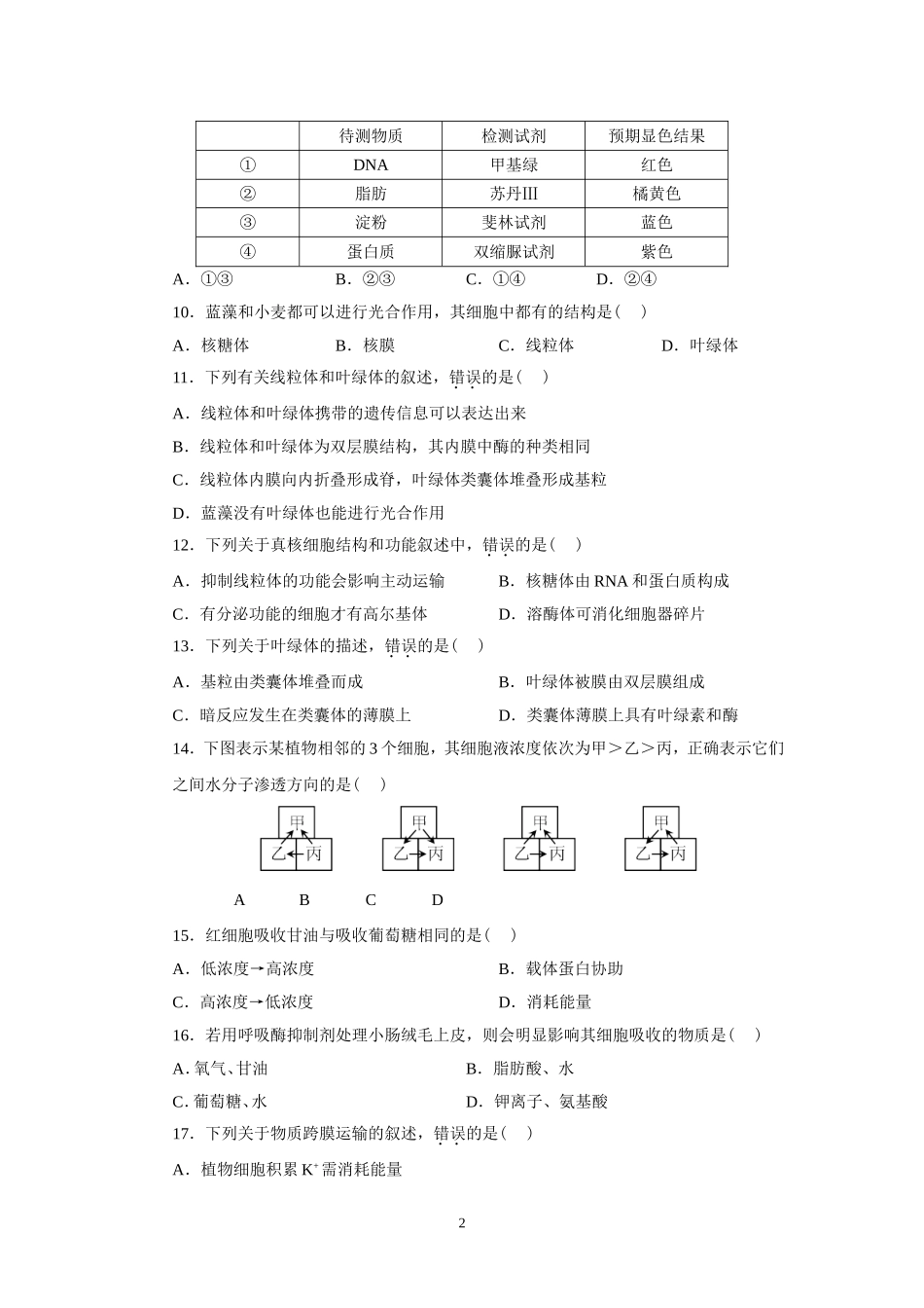 2014-2015考试(高二）_第2页