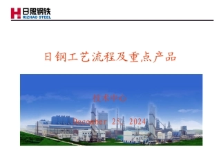 日钢工艺流程及产品简介