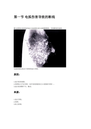 铜材断线分析