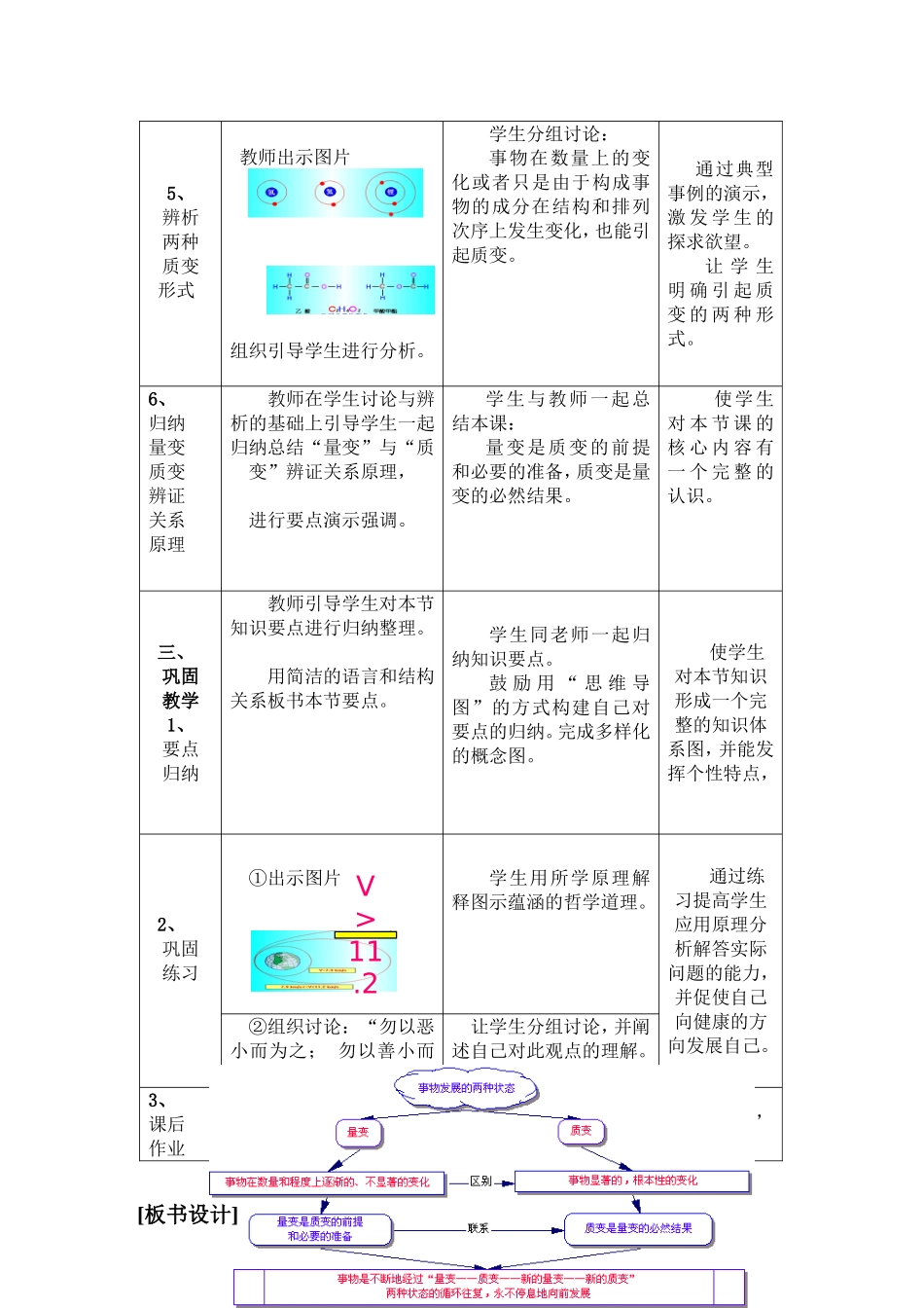 《量变和质变》教学设计_第3页