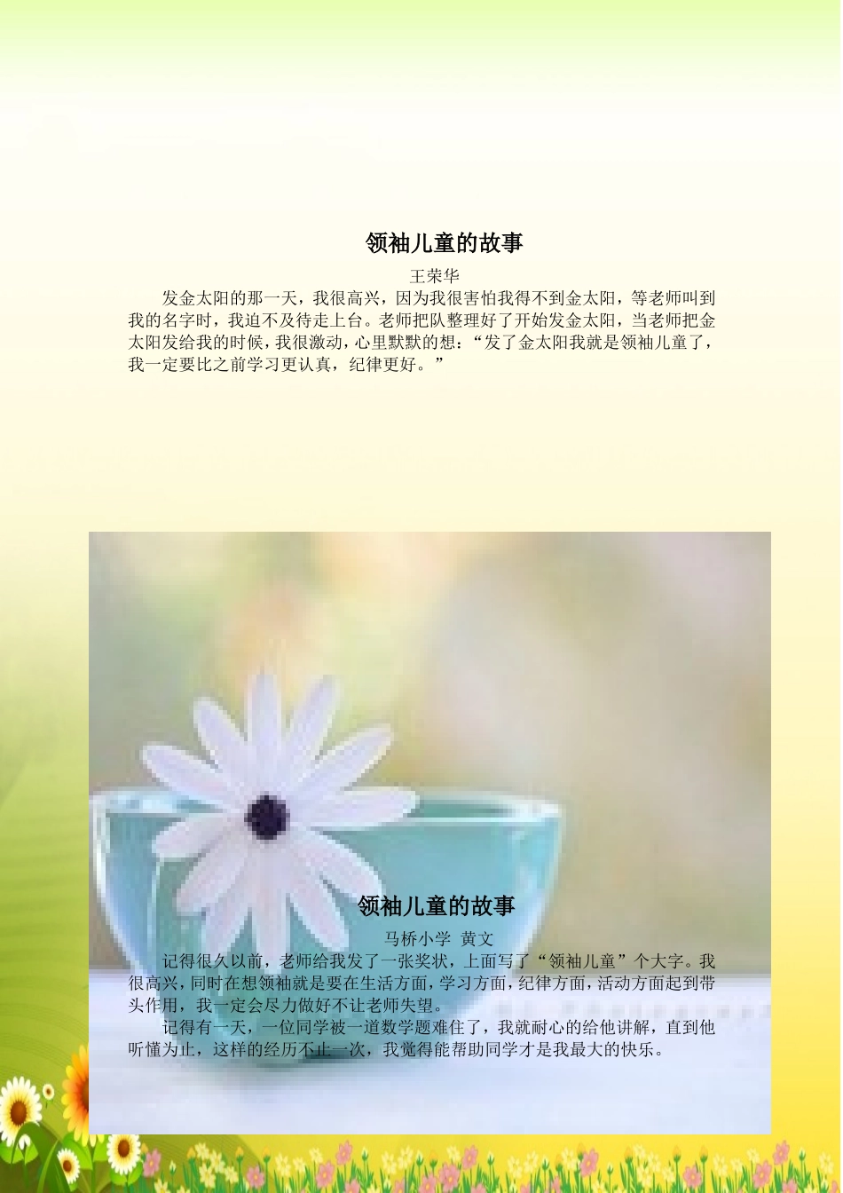 领袖儿童的故事(1)_第3页